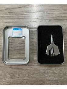 1 قطعة ماكينة تشذيب شعر الأنف من الفولاذ المقاوم للصدأ، أداة إزالة شعر الأنف للرجال، قابلة للغسيل