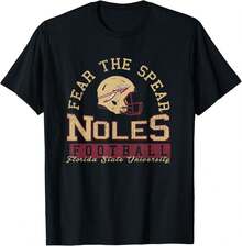Florida State Seminoles Noles Football Vintage Black T-Shirt - 黑色 - 查看 1