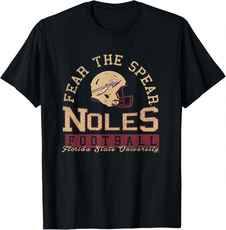 Florida State Seminoles Noles Football Vintage Black T-Shirt - màu đen - Xem 1