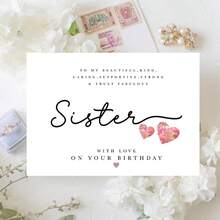 有趣的闺蜜生日贺卡、姐妹生日贺卡、姐妹生日贺卡、生日礼物、卡片、不寻常物品、礼品卡 - 彩色 - 查看 2