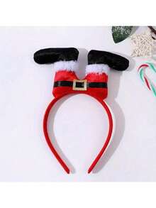 1pc Elegant Christmas Headbands, Christmas Snowflake Hat Headbands Hat Headbands, Christmas Dress-Up Hair Accessories, Santa Claus Headbands, Suitable For Women's Holiday Hairstyle Accessories, Polyester Fiber. Christmas Festival Party Decoration Accessories, Christmas Decorations Home Holiday Essential, Hair Band, Hair Hoop