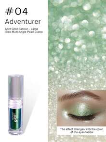 Romantic Beauty RMT: Liquid Eyeshadow With Pearl And Shimmer Effect, Brightens Eye Area, Long-Lasting And Smudge-Proof, Lightweight And Easy To Apply, Suitable For Daily And Party Makeup, Mother's Day Gift, Ideal For Mothers, Wives, Sisters, Girlfriends - Highlighter Eyeshadow - 04 - 查看 3