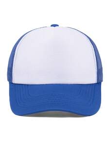 1pc, Custom Embroidered,Back To School,Loves Jesus And America Too Foam Embroidered Trucker Hat | July 4th Hat, Memorial Day Hat, Summer Hat, Beach Trucker Hat, Patriotic Hat - Multicolor - View 20