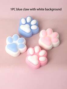 1个可爱柔软的猫爪捏捏乐玩偶，便携式毛绒玩偶，解压玩偶，节日/生日/派对礼物，礼品袋填充物，课堂奖励，抗压玩偶 - 多顏色 - 查看 8