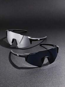 2pcs/1pc Southeast Asian Cycling Goggles, Sports Fashion Glasses, Anti-Wind - Gradient - View 5