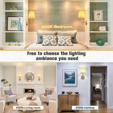 Cordless Wall Lamp, Battery Powered Wall Light With Remote Control, Dimmable Battery Operated Wall Lamp, Wireless Wall Mounted Light With 15 Color Rechargeable Bulb, Suitable For Bedroom, Living Room, Corridor, Office, Cabin Decor