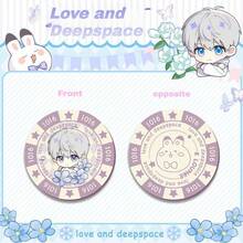 1pc Hot Game Love And Deep Space Chip Coins - Anime & Gaming Accessories - Acrylic Poker Chips - Tabletop Games - Party Supplies - Collection & Decor - Tabletop Game Accessories - Share Happy Moments With Friends - Multicolor - View 8