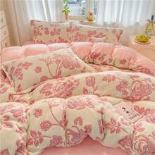 1 chiếc hoạt hình, dâu tây, họa tiết cây cối lông thỏ, lông chồn, vỏ chăn lông nhung thêu, mặt trước in, mặt sau bằng vải nhung sữa, vỏ chăn lông nhung bông tuyết phiên bản AB, khám phá vẻ đẹp của những giấc mơ, kết cấu tinh tế, mềm mại như mây, dày và ấm áp, tương đương với chăn bông, có thể giặt bằng máy, thiết kế góc chăn để cố định ruột chăn - Nhiều màu - Xem 11