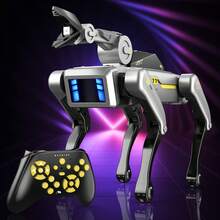 Perro robot de música y danza, programable, interactivo y robot inteligente, con control remoto, control por aplicación, comandos de voz, mascotas electrónicas perros robóticos - Multicolor - Ver 1