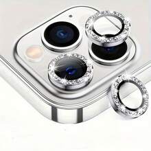 Color Rhinestone Camera Lens Protective Film Compatible With Apple 16 14 13 Pro 6.1-Inch/14 Pro Max 6.7-Inch Camera Lens Protective Film, Inlaid With Artificial Rhinestone Shiny Camera Cover Tempered Glass Compatible With Apple 14 Pro Max/14 Pro/15 Promax/15 Pro [Perfect Fit] - Artificial Rhinestone Colorful Applicable To Daily Shield, Office, Home Lens Protector Phone Camera Cover Waterproof Shockproof Anti-Fall Scratch Resistant - Blue - View 26