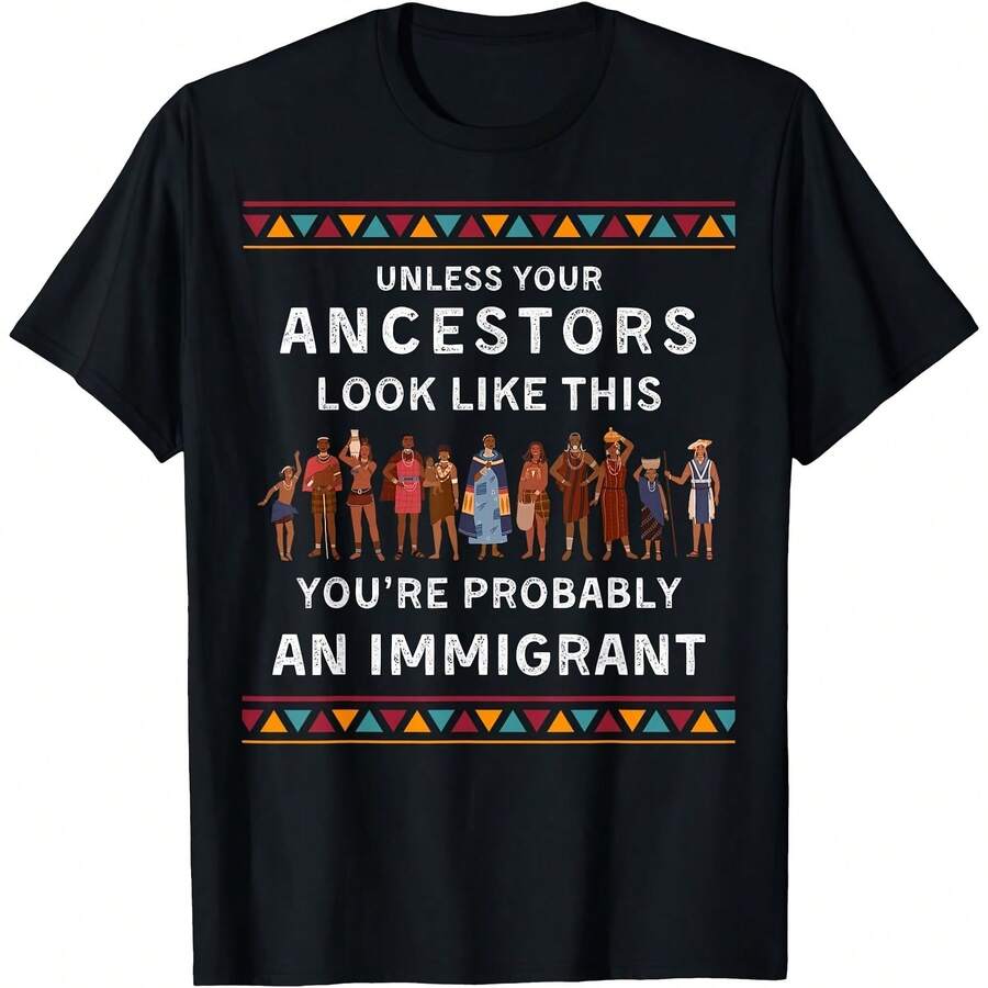 Your Ancestors Look Like This You're Probably An T-Shirt, Uni - 黑色10 - 查看 1