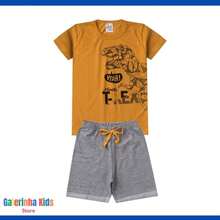 10-Piece Children's Boy's Youth Summer Kit 5 Blouses + 5 Shorts 1 To 14 - Multicolor - View 3