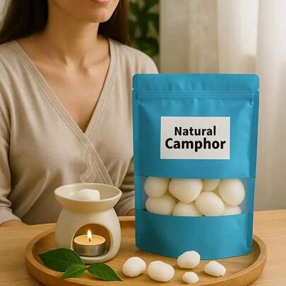 30/65/103g Natural Pure Camphor Scented | Suitable For Air Purification, Yoga, Meditation, Feather-Free, Helps Purify And Relax, Perfect Choice For Easter And Mother's Day