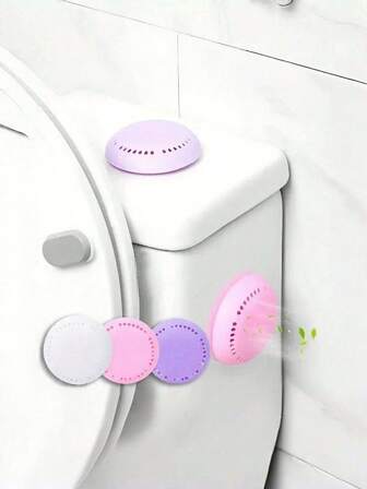 Adhesive Household Solid Aromatherapy Tablets (With Shell Included), Bathroom Deodorizer, Wardrobe, Bedroom, Car Solid Air Freshener, Eliminate Odor, Lasting Fragrance, Punch-Free Solid Aromatherapy Tablets Are Suitable For Indoor And Other Places