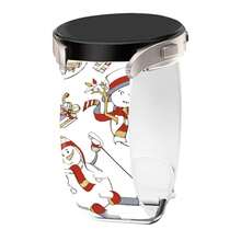 20mm 22mm Christmas Strap For Galaxy Watch 7 6 5 4 40mm 44mm/5 Pro/Watch 6 4 Classic Watch Band Soft Silicone Bracelets