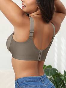 4PCS EssElegance Push-Up Seamless Bra Set - Adjustable Straps & Wire-Free Support For Daily Wear, Ultra-Soft Breathable Fabric Fall Clothes For Women - 彩色 - 查看 8