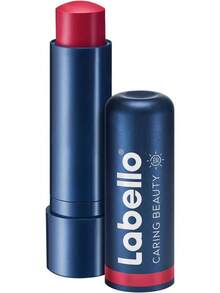 LABELLO Bálsamo Labial Caring Beauty Red (4.8 g), Color Intenso y Cuidado Duradero con Vitamina E y Aceite de Almendras Orgánico - 1 - Ver 3