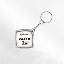 1pc Mini 2M Retractable Tape Measure Keychain, Portable Gift