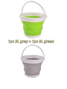 1pc Folding Bucket, Portable Outdoor Travel Small Bucket, Fishing Bucket, Plastic Foot Wash, Foot Bath, Car, Dormitory Portable Bucket, Practical And Beautiful, Does Not Take Up Space, Multifunctional Folding Bucket Home Bathroom Decoration Summer, Suitable For Bathroom, Outdoor, Dormitory, Car Washing, Watering Flowers