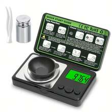 100g/0.001g High Precision Electronic Jewelry Scale With Tare Function, Unit Conversion And One-Key Zero Reset - Tweezers, Weighing Sensor And Platform - Portable Jewelry, Gold Accessories, Handcraft Lab Scale (Batteries Not Included), User-Friendly Interface, Sturdy Construction. If Not Accurate Before Use, Please Calibrate With The Included Calibration Weight. - Multicolor - View 10