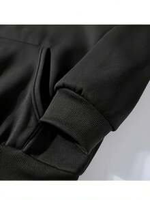 Kalifornien-Westküste-Retro-Design-Klassischer Pullover Hoodie,%, Geschenk für Männer Frauen Vater Mutter Freunde, S-, Schwarz - Schwarz - Übersicht 3