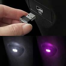 1 đèn LED mini cắm USB trang trí nội thất ô tô, đèn ngủ USB, đèn trang trí xe hơi, bộ đèn trang trí, đèn LED nội thất xe hơi, có các màu trắng, xanh dương, đỏ và hồng, món quà tuyệt vời nhất dành cho phụ nữ - hoàn hảo cho mẹ, bạn gái, bạn bè và đồng nghiệp, phù hợp cho nhiều dịp: sinh nhật, Giáng sinh, Ngày lễ tình nhân, Ngày của Mẹ, lễ tốt nghiệp, Lễ Tạ ơn, Halloween, v.v. Phù hợp với hầu hết các loại xe sedan/SUV và các loại xe khác. - Nhiều màu - Xem 8