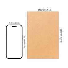 6 piezas/Paquete de Libretas de Papel Kraft, Mini Cuaderno para Diario de Viaje, Adecuado para Escuela, Oficina, Escritura, Proyectos, Diarios (Cubierta Marrón, Páginas en Blanco)