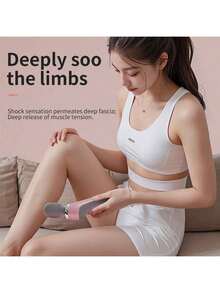 无线全身振动按摩器，硅胶按摩头，适用于颈部、背部、肩部、腰部、腿部和足部，女士按摩工具，适合作为节日礼物 - 彩色 - 查看 11