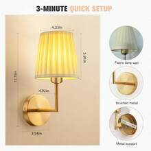 Cordless Wall Lamp, Battery Powered Wall Light With Remote Control, Dimmable Battery Operated Wall Lamp, Wireless Wall Mounted Light With 15 Color Rechargeable Bulb, Suitable For Bedroom, Living Room, Corridor, Office, Cabin Decor