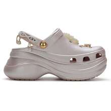 Crocs 女士拖鞋/涼鞋璀璨珠花 石英粉日常舒適輕便休閒鞋211519-6UR - 石英粉 - 查看 2