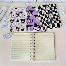 4 Pcs/2 Pcs Sanrio Hello Kitty, Cinnamon Dog, Kuromi, And Girly Heart A5/A7 Spiral Notebooks. High-Value Series Notebooks, Cute Exercise Books. Student Stationery - Thick, Cute Cartoon-Themed Daily Manual.