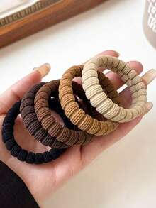 10pcs Assorted Thick High Elastic 2in Hair Scrunchies, Versatile, Elegant, Cute Princess Style, Vintage, Casual, Minimalist, Suitable For Women Daily Hairstyle, Makeup, Commute, Vacation, School, Party, Holiday, Gift ,Gym Sport Outfit ,Ponytail Holders ,Hair Elastics ,Hair Rubber Bands ,Hair Rope