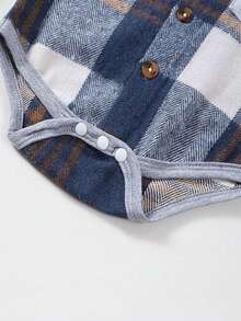 Newborn Baby Boy Clothing Baby Hoodie Bodysuit Fall Winter 1 3 6 9 12 18 Month Baby Boy Clothing - Multicolor - View 4