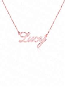 925 Sterling Silver Personalized Name Necklace, Custom Pendant Gift - Perfect For Valentine's Day, Anniversary, Halloween, Christmas, Mother's Day, Friends And Family - Multicolor - View 7