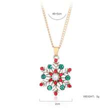 3pcs/Set Fashionable Christmas Santa Hat Pendant Necklace Earrings Set, Suitable For Christmas Decoration And Daily Wear, Christmas Gift For Family And Friends