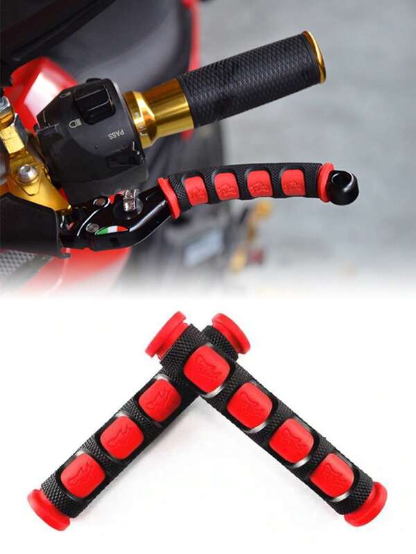 1 par de accesorios para motocicleta, funda para palanca de freno de bicicleta, cubierta de cuerno de toro modificada para motocicleta, manga antideslizante para palanca de cambios, empuñadura antideslizante para embrague