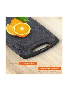 Juego de 3 tablas de cortar, oferta del - Negro - Ver 4