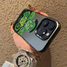 La Funda de Teléfono del Rapero de Moda CLC Compatible con los Modelos de 16, 15, 14, 13, 12, 11 Pro, X, XR, XS, 8 y Plus, Con un Fondo Mate que Protege Caídas17  17promax - Negro - Ver 4
