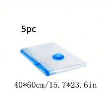 Bộ 10 túi đựng đồ nén chân không, túi trong suốt chất lượng cao đựng đồ dùng du lịch cần thiết, quần áo, chăn ga gối đệm, chăn, túi nén không dùng điện - Nhiều màu - Xem 24