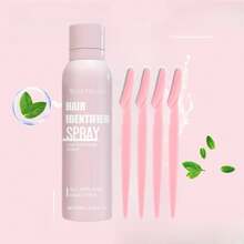 1 套/面部脱毛喷雾，4 件剃须刀，清爽温和清洁保湿面部毛发软化 - 彩色 - 查看 9