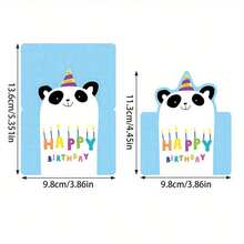 10pcs Birthday Cards 3D Small Size Cartoon Simple Ins Style Folded Handwritten Wishes Birthday Cards - 10 tấm thiệp sinh nhật hình dạng - Xem 2