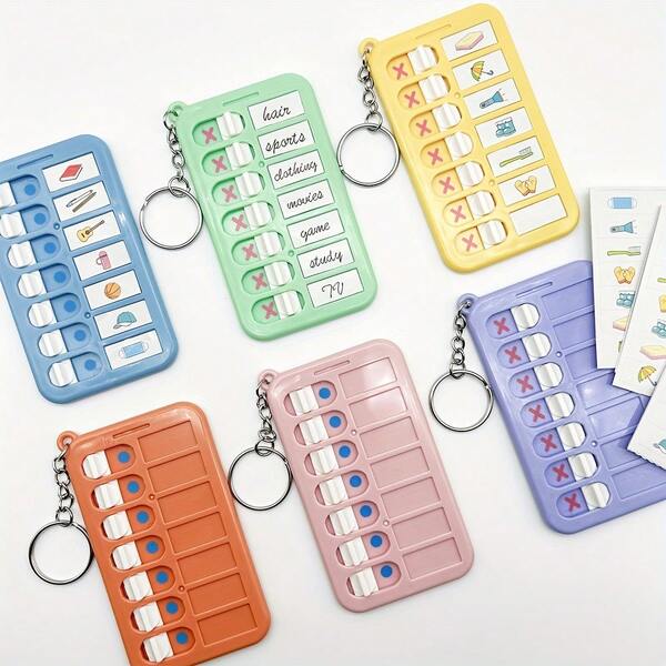 4pcs Mini Portable Memo Boards, Suitable For To-Do Lists And Planners, Reminder Office Supplies