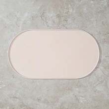 1 件猫喂食垫，防滑、防水、防溢出设计，椭圆形宠物食品垫，带有凸起的边缘和喂食孔 - 耐用易清洁的表面，适用于干湿食物，防刮垫，适用于猫/狗碗、多宠物家庭、狗主人 - 彩色 - 查看 14