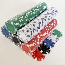 Chip Poker, Chip Poker Texas Holdem/Chip Xúc Xắc Chấm Nhỏ/Chip - Nhiều màu - Xem 6