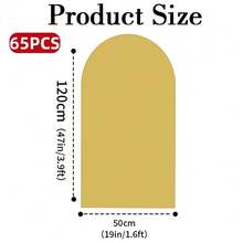 1 buc/65 buc fundal 2D plat, strălucitor, cu grilă neagră și arc de linie aurie, fundaluri pentru decorarea zilei de naștere, aniversării, nunții, absolvirii și petrecerii burlacilor (suportul nu este inclus)