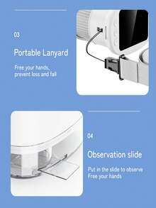 儿童便携式显微镜，手持式显微镜，4-8岁小小科学家的完美礼物，数码显微镜尺寸为5.94英寸 x 3.46英寸，迷你口袋数码显微镜，适合儿童和成人，3-8岁儿童科学实验套装，配备2.0英寸IPS屏幕和8个可调节LED灯。