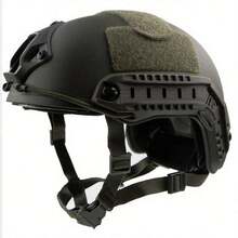 Tactical Helmet, Riot Control Special Forces Tactical Tiger Stripe Special Operations Training Helmet, Made Of Fiberglass, With Adjustable Chin Strap, Night Vision Device Mount, And Side Rails, Fathers Day Gift - Multicolor - View 12
