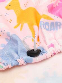 1pc Cute & Fashionable Dinosaur Print Pet Pajamas, Dog Summer Clothing - Multicolor - View 4