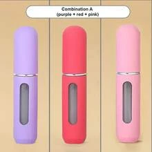 3 قطع زجاجات رذاذ عطر قابلة لإعادة التعبئة سعة 5 مل - أدوات تجميل DIY، رذاذ عطر بحجم السفر، رذاذ عطر فارغ. محمول للسفر والخروج والعطلات والتخييم. إكسسوار أساسي مناسب للجنسين. هدية مثالية لعيد الميلاد وعيد الحب للنساء.