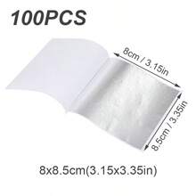 100/500pcs Imitation Gold Foil Paper Leaf Gilding Painting DIY Furniture Decoration Craft Paper, For Festive Scene Decoration,Resin Crafts,Furniture Lines, Ceiling, Jewelry Making Gold-Plated Decoration